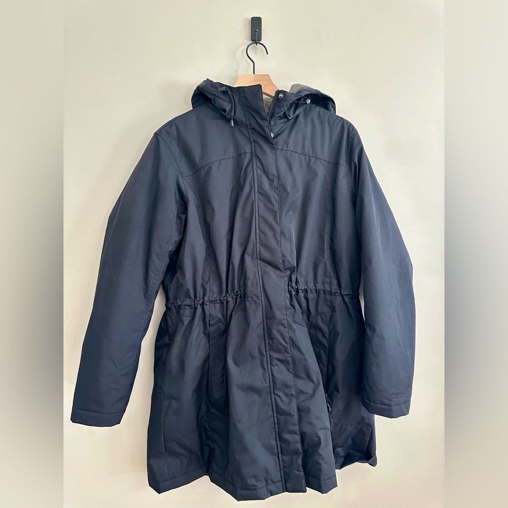 L.L. Bean 1X jacket, black, medium weight
